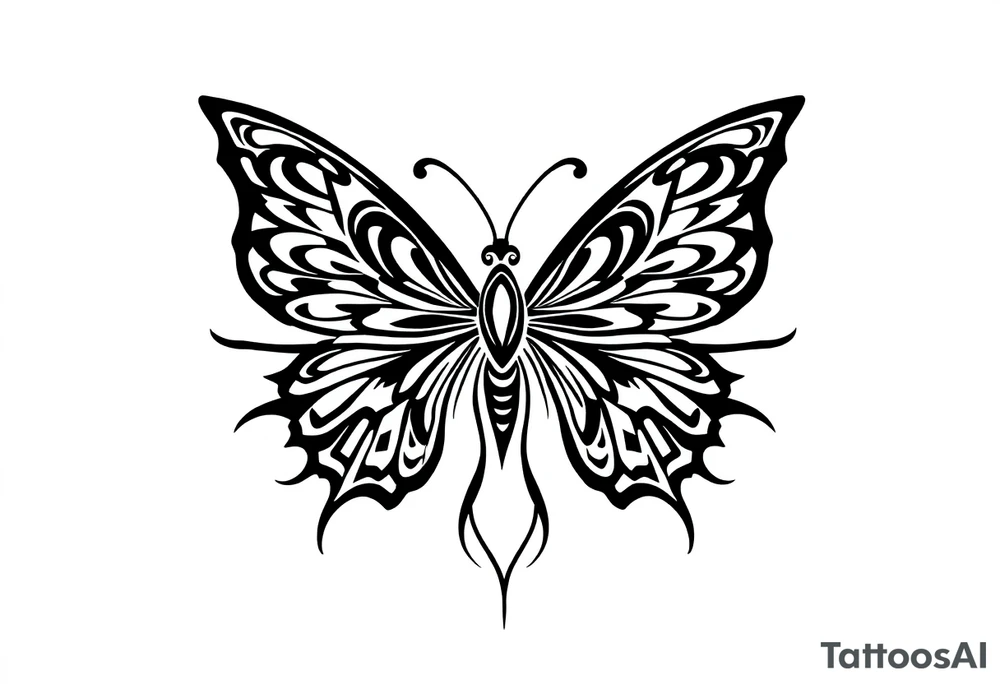 Butterfly tattoo idea