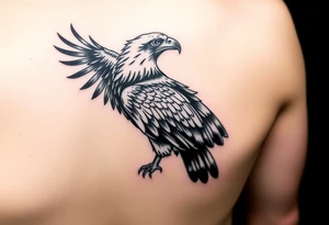 Wedge tailed eagle watercolour tattoo idea