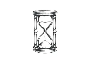 Hour glass tattoo idea