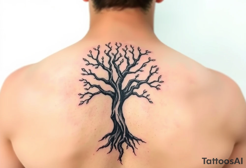 Tree of life one half Jamaican colours and one half Irish colours hand tattoo tattoo idea