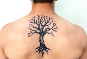 Tree of life one half Jamaican colours and one half Irish colours hand tattoo tattoo idea