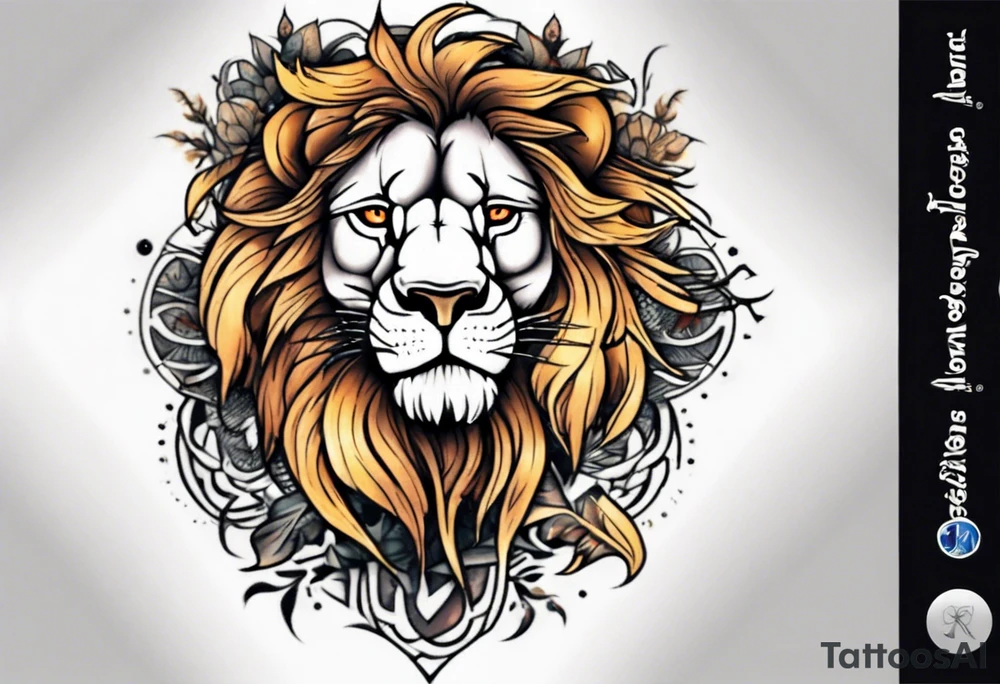 Lion tattoo idea