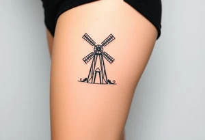 Windmill tattoo idea