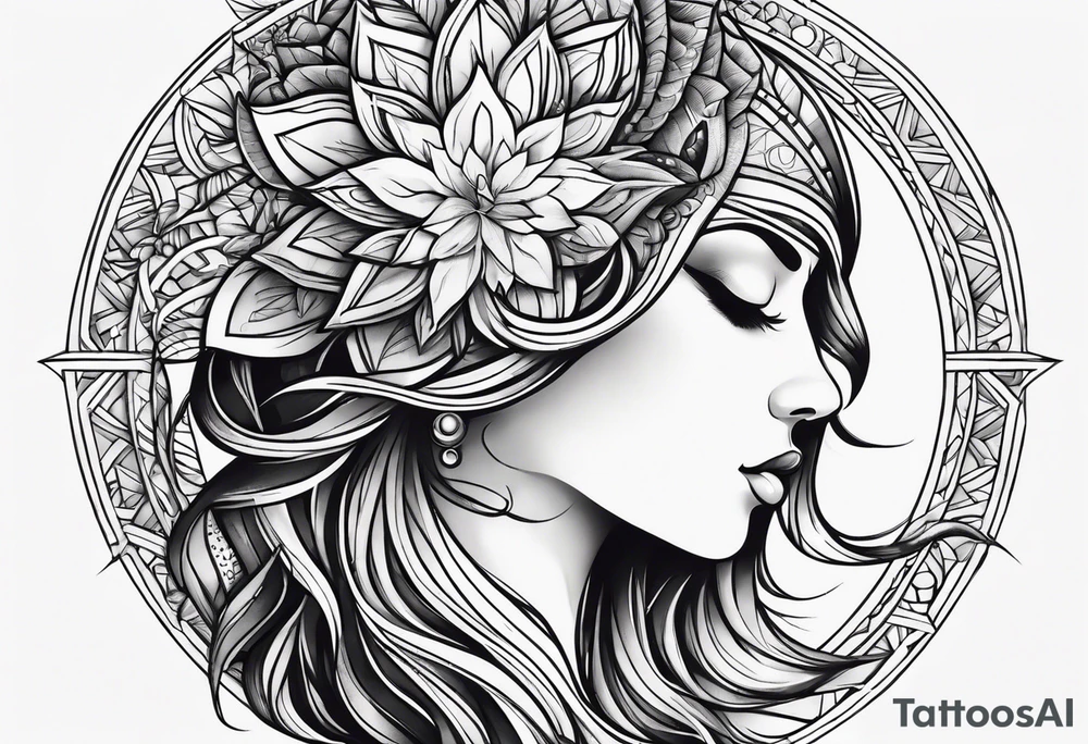 Spiritual growth tattoo idea