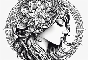 Spiritual growth tattoo idea