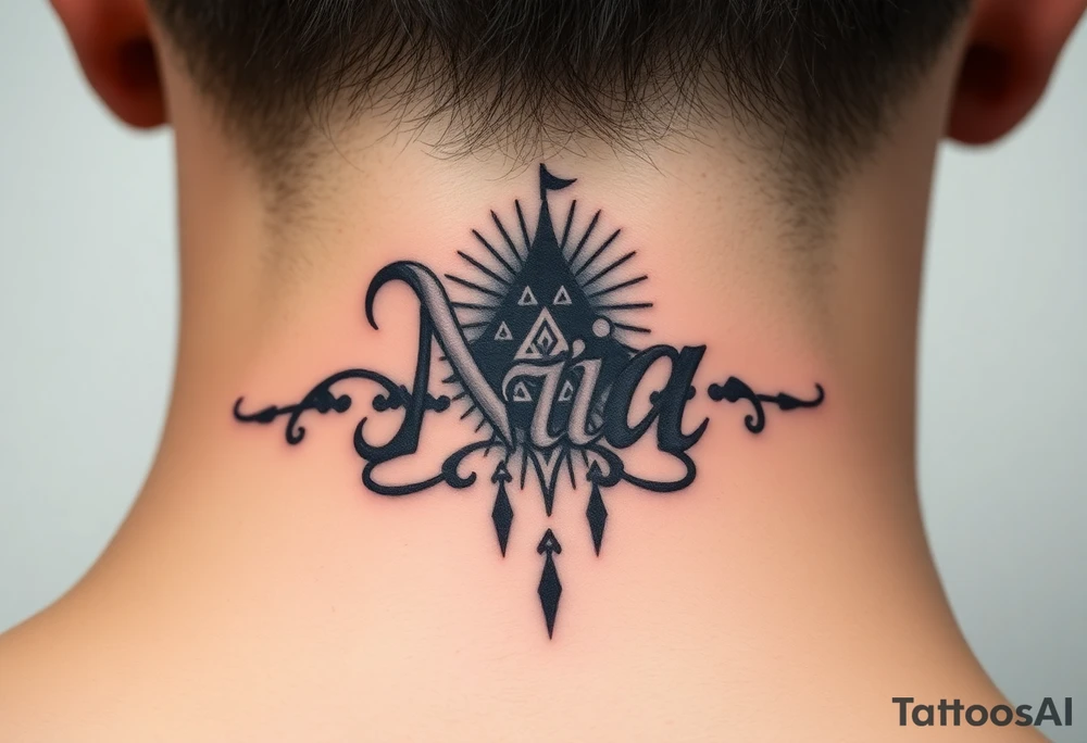 name Nia with dreamweaver tattoo idea
