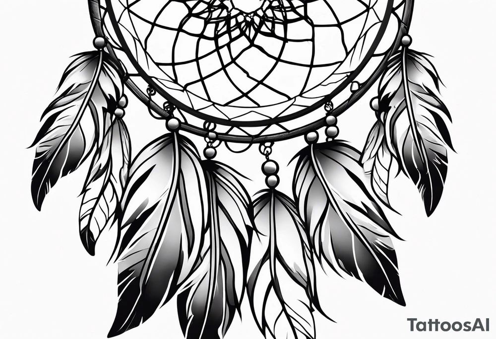 Dream catcher tattoo idea