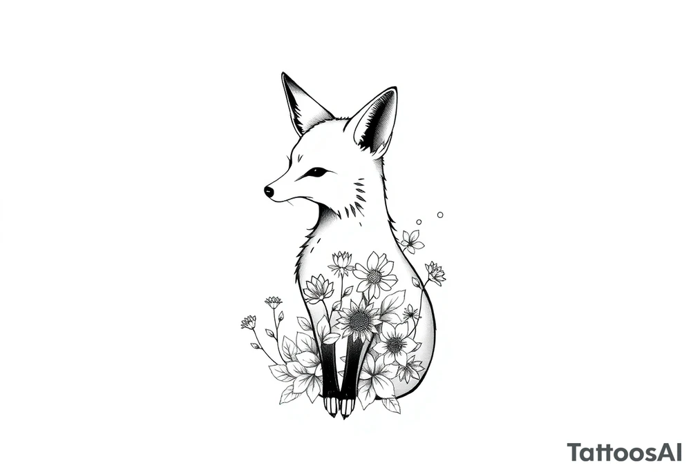 fox peaceful

CREATE A FURRY TATTOO DESIGN FURSONA ANTROPOMORPHIC IMAGE FOR ANTIFACIST LIBERAL WITH FLOWERS AND PLANTS GROWING FROM THE FURSONA tattoo idea