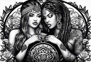One love, one blood
One life, you got to do what you should
One life with each other
Sisters, brothers
One life but we're not the same
We get to carry each other, carry each other
One tattoo idea