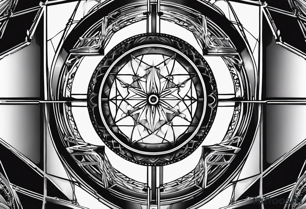Music mixstation stage truss tattoo idea