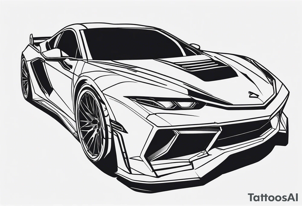 car tattoo idea