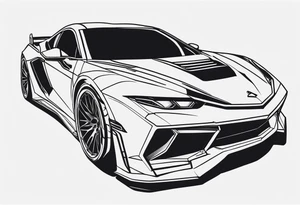 car tattoo idea