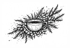 Coffee experience tattoo idea