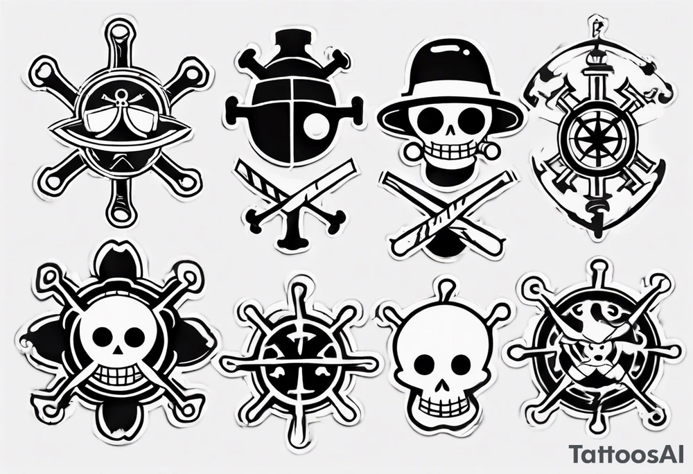 symbol one piece tattoo idea