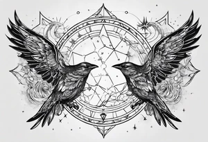 Friendship constellation tattoo tattoo idea