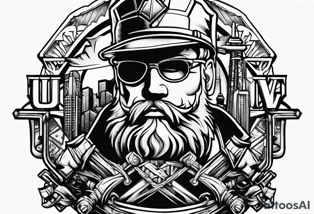 Ironworker tattoo idea