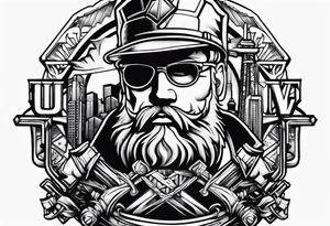 Ironworker tattoo idea