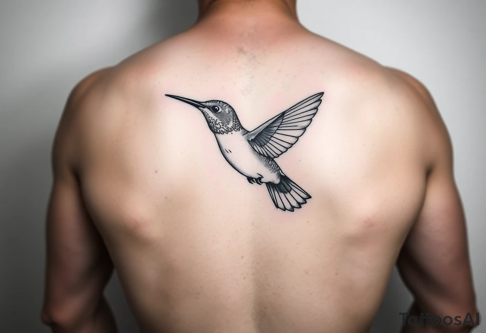 Hummingbird tattoo idea