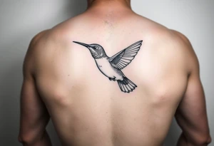 Hummingbird tattoo idea