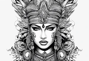Masoud name design tattoo idea
