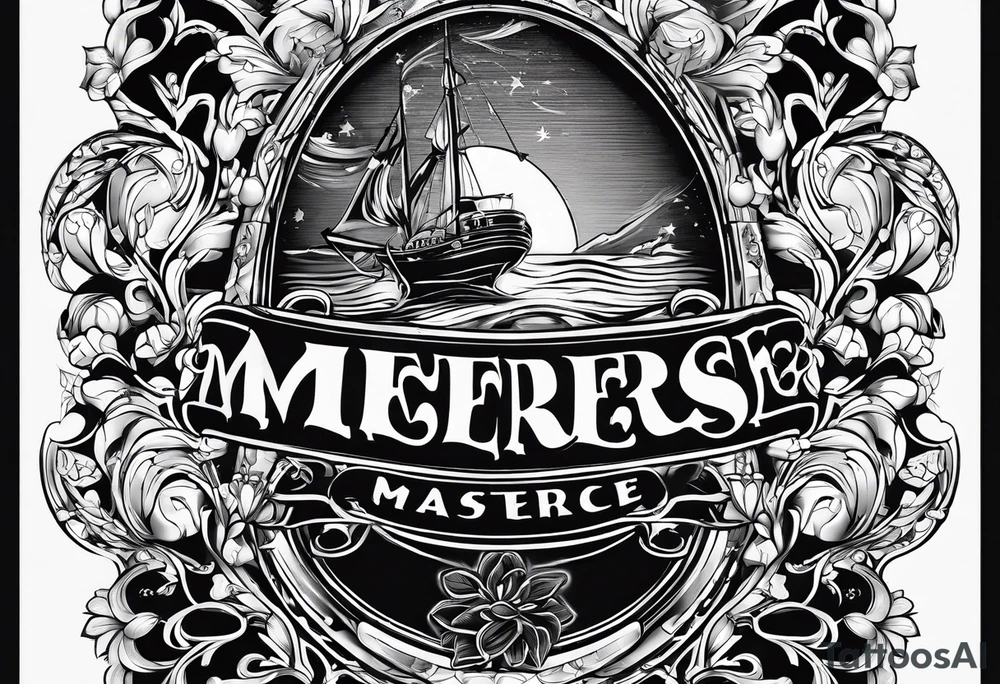 Cheers Mate text, armband +Cancer Ribbon tattoo idea