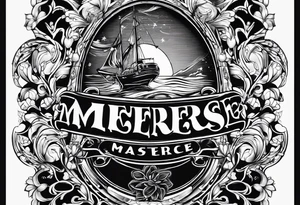 Cheers Mate text, armband +Cancer Ribbon tattoo idea