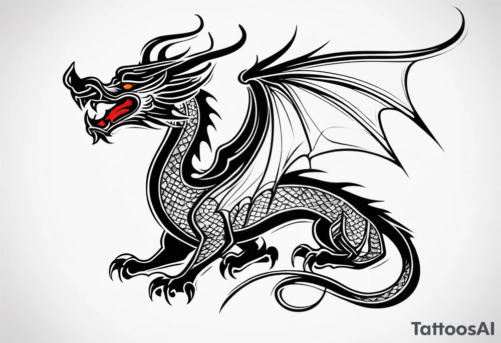 Dragon  symbol meaning tattoo design tattoo idea