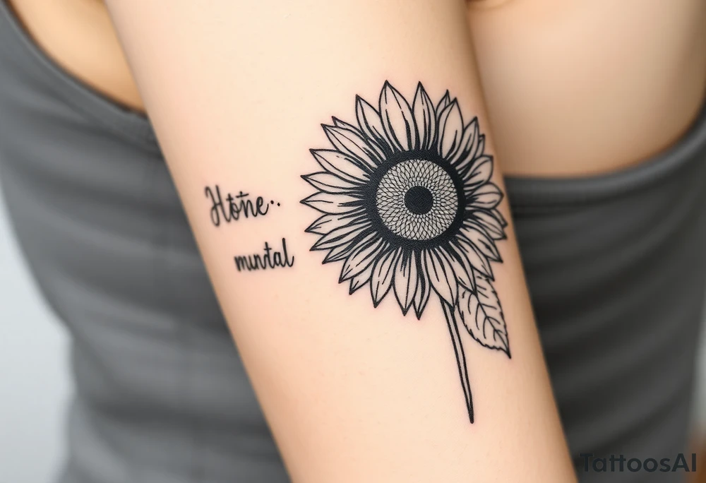 Quotes 
paint brush
Sunflower tattoo idea
