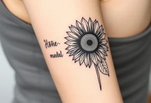 Quotes 
paint brush
Sunflower tattoo idea