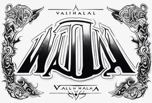 Valhalla mist fog tattoo idea