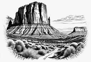 Forearm vertical, Capitol reef national park, male hiker, female hiker tattoo idea
