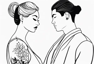 pair tattoo tattoo idea