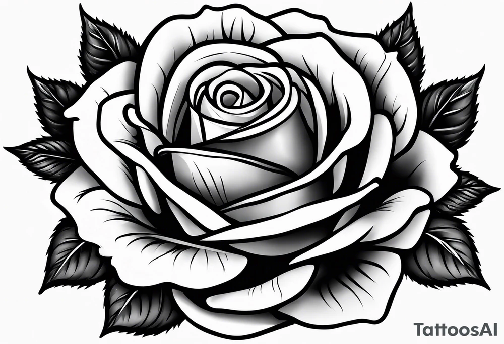 detroit , roses tattoo idea