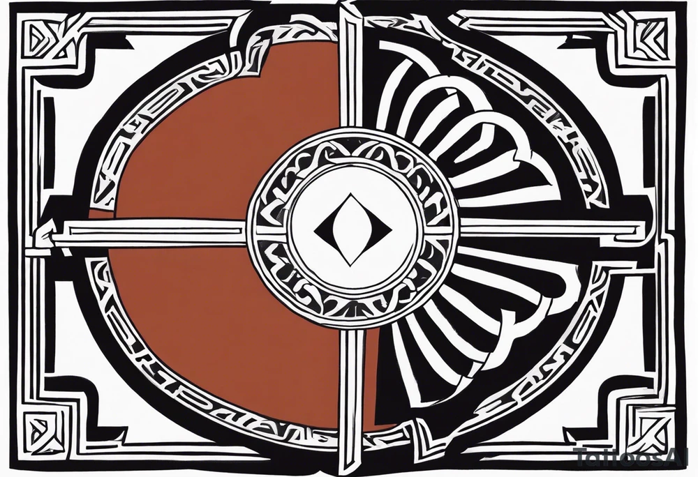 greek strength symbol tattoo tattoo idea
