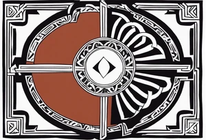 greek strength symbol tattoo tattoo idea