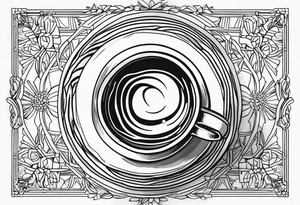 Gilmore girls, coffee, snow tattoo idea