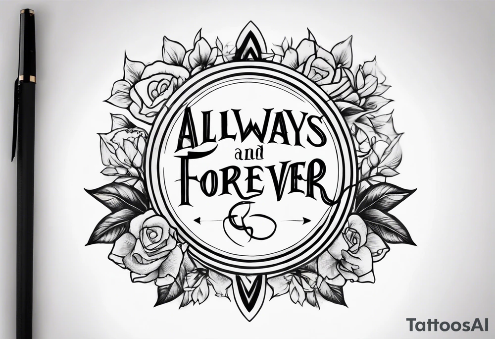 Always and Forever tattoo idea