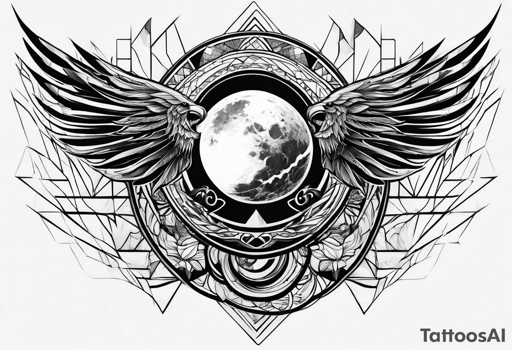 lightning like veins tattoo idea