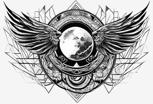 lightning like veins tattoo idea