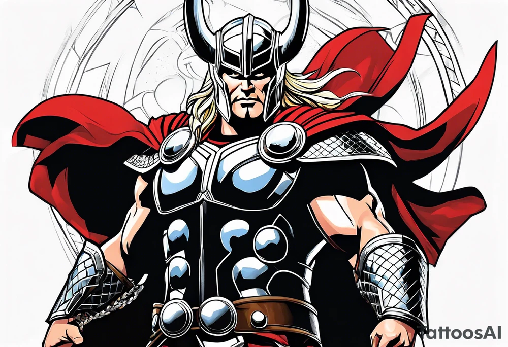 The Mighty Thor from MCU tattoo idea