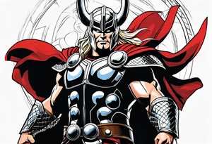 The Mighty Thor from MCU tattoo idea