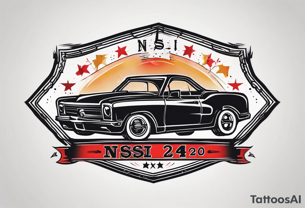 banner that says "NSI CLASS 24020" tattoo idea