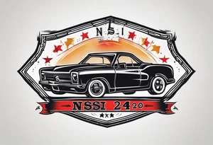 banner that says "NSI CLASS 24020" tattoo idea