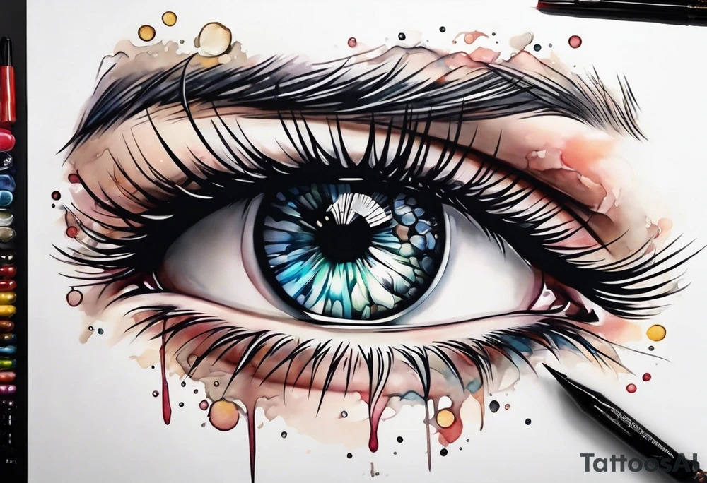 Byakugan eyes tattoo idea