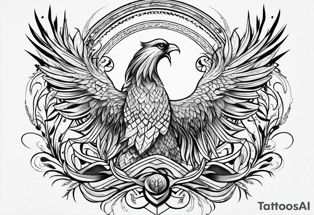 Phoenix tattoo idea