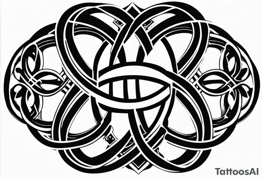 Double infinity symbol with TB5 shown once inside symbol tattoo idea Double infinity symbol with TB5 shown once inside symbol tattoo idea