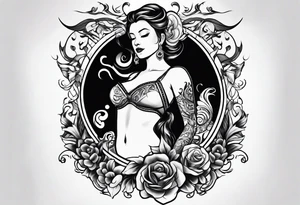 Underarm tattoo single with symbol 22 tattoo idea