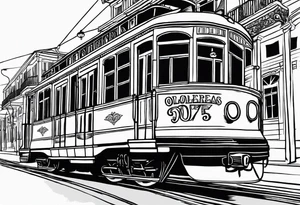 New Orleans, streetcar, alligator, Mardi gras tattoo idea