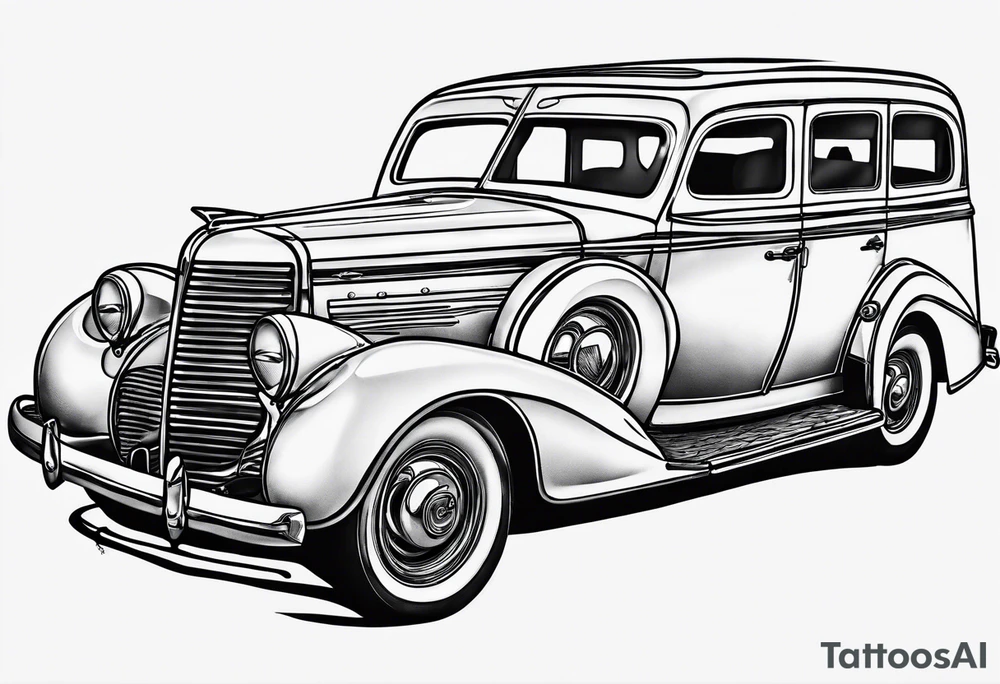Tattoo idea for a memory of a roadtrip through California tattoo idea