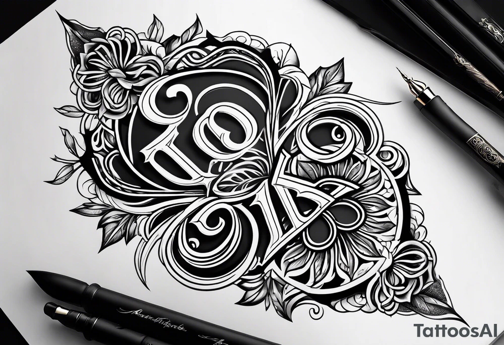Initials KPL tattoo idea